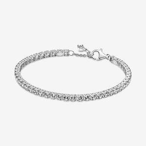 Jewellery Cubic Zirconia: Pandora Sparkling Tennis Bracelet with Cubic Zirconia