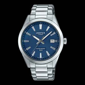 Watches: Casio Ediface Watch with Textured Blue Dial