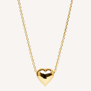 Najo Gold Plate Amore Charm Necklace