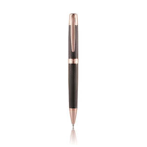 All Giftware: Black Mesh/Rose Gold Ballpoint Pen