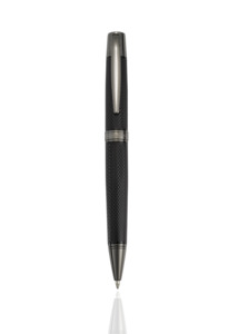 All Giftware: Black Mesh/Gun Metal Ballpoint Pen