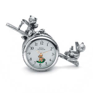 Royal Selangor Pewter Giftware. Playtime Table Clock