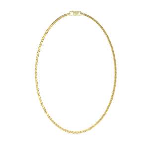 Fashion Jewellery: Gold-Tone Textured Hook Necklace