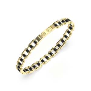 Fashion Jewellery: Gold-Tone Bicycle Chain Bracelet