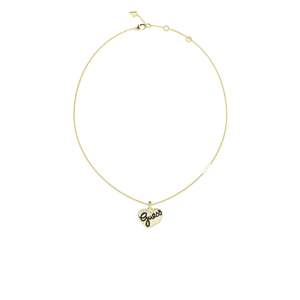 Fashion Jewellery: Gold-Tone Vintage Guess Heart Necklace
