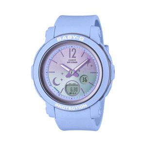 Gifts Under 500: Casio Baby-G Duo Blue Watch with Moon & Stars