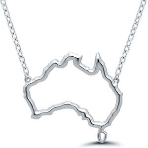 Necklaces Pendants: The Australia Map Necklace