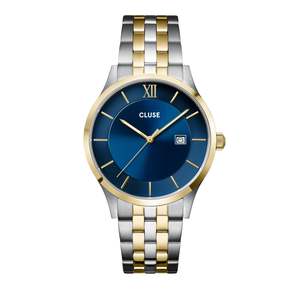 CLUSE Aravis Blue/Bicolour Link Watch