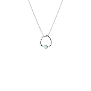 Jewellery Pearls: Evolve Sterling Silver Pearl Essence Necklace