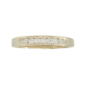 All Jewellery: 9k Yellow Gold Natural Diamond Band