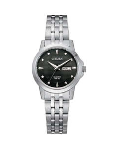 Ladies Citizen Quartz Watch with Black Dial