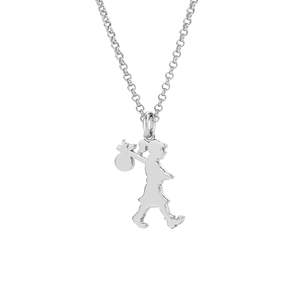 Sterling Silver Karen Walker Small Runaway Girl Necklace