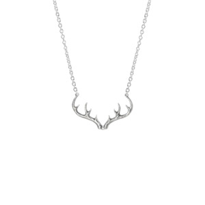 Sterling Silver Evolve Antlers Necklace (Inner Strength)