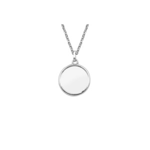 STOW Medium Round Silver Locket