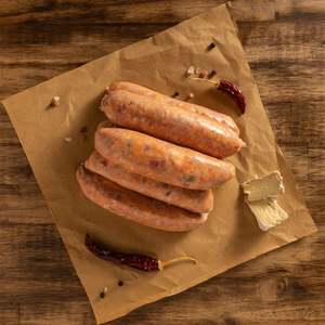 Pork Jalapeno Chilli and Brie Sausages