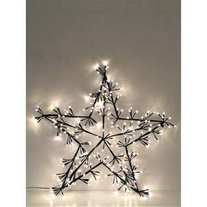 Gifts: Stellar Haus Light Up Big Black Star with 204 lights