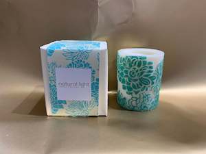 Stocking Stuffers: Natural Light Candle, hand cast and painted in Bali