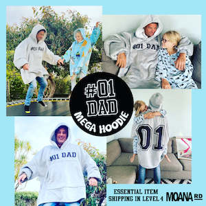 Gifts For Him: Moana Rd #1 Dad Mega Hoodie