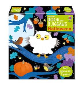 Sam Taplin: Usborne Book and 3 Jigsaws: Halloween