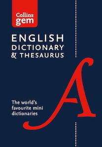English Gem Dictionary and Thesaurus