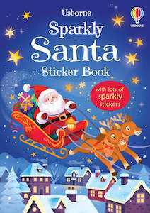 Series Sparkly Sticker Books: Sparkly Santa Sticker Book
