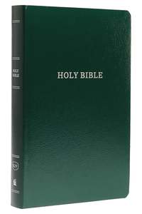Zondervan: KJV Holy Bible: Gift and Award, Green Leather-Look, Red Letter, Comfort Print: King James Version