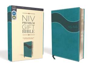 Zondervan: NIV, Premium Gift Bible, Leathersoft, Teal, Red Letter, Comfort Print