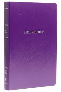 KJV Holy Bible: Gift and Award, Purple Leather-Look, Red Letter, Comfort Print: &hellip;