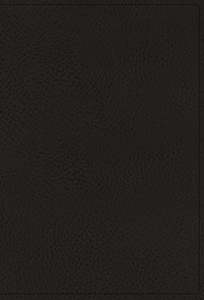 NIV Application Bible, Genuine Leather, Calfskin, Black, Red Letter, Comfort Print