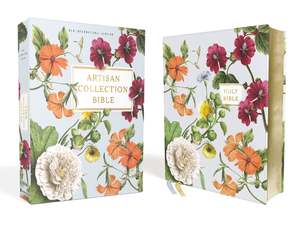 Zondervan: NIV, Artisan Collection Bible, Leathersoft, Blue Floral, Red Letter, Comfort Print