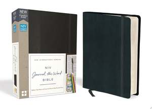 Zondervan: NIV, Journal the Word Bible (Perfect for Note-Taking), Hardcover, Black, Red Letter, Comfort Print