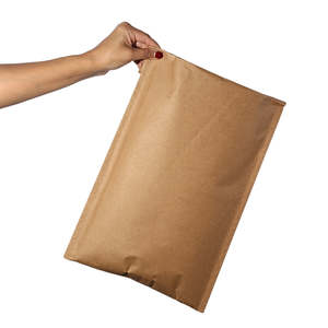 Herobubble Padded Compostable Mailers: HEROHEX Paper Padded Mailers - 100% Recycled - Custom or Plain - from packs of 25