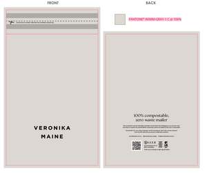 All: VERONIKA MAINE Compostable Mailer - LARGE (550 x 550mm)