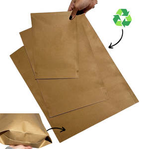 All: HERO Kraft Paper Shipping Mailers - Custom or Plain - 100% Recycled - from packs of 25