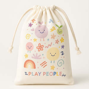 Hero Accessories: HERO Calico Drawstring Dust Bags - Custom or Plain - made with Recycled Cotton