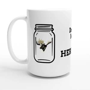 'Definitely not Moonshine' White 15oz Ceramic Mug | Herrick Creek