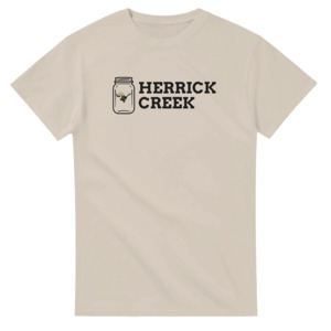 Heavyweight Unisex Crewneck T-shirt | Herrick Creek Jar
