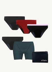 Period Underwear Nz: Teen Period Pack - Medium to Heavy flow