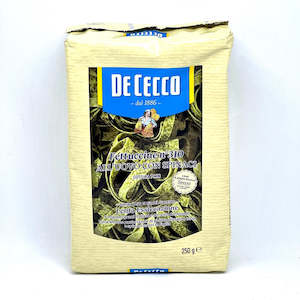 Pasta Noodles: DECECCO Fettuccine w/ Spinach Pasta 250g