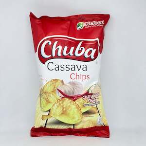 Confectionary: CHUBA Cassava Chips Chilli 140g