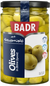 Olives: BADR Pickled Super Special Olives 630g