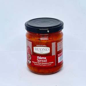 Condiments Dressings: BUONO Roasted Red Pepper w/ Garlic 200g