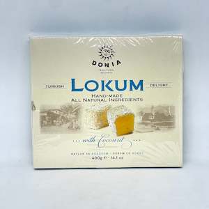 Sweets Desserts: DONIA Coconut Turkish Delight 400g