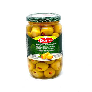 Olives: DURRA Green Olives Stuffed w/ Carrot 720g
