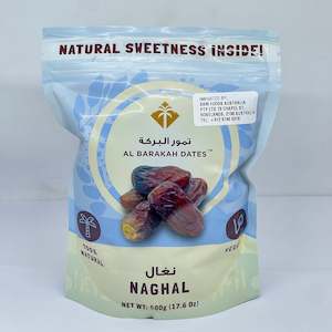 Dates: AL BARAKAH Naghal Dates Pouch 500g