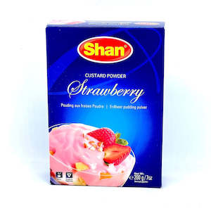 Pudding: SHAN Strawberry Custard Powder 200g