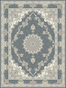 Traditional Rugs: Maral Dim Gray Traditional Area Rug