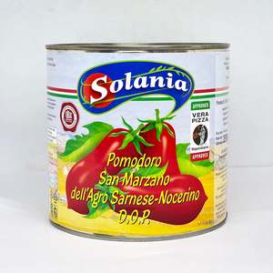 SOLANIA 'San Marzano' Whole Peeled Tomato 2.55kg
