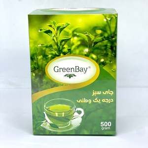 Drinks Hot: GREEN BAY Pure Green Tea Leaves 500g