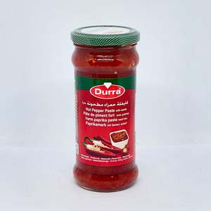 Condiments Dressings: DURRA Crushed Red Hot Peppers Paste 360g